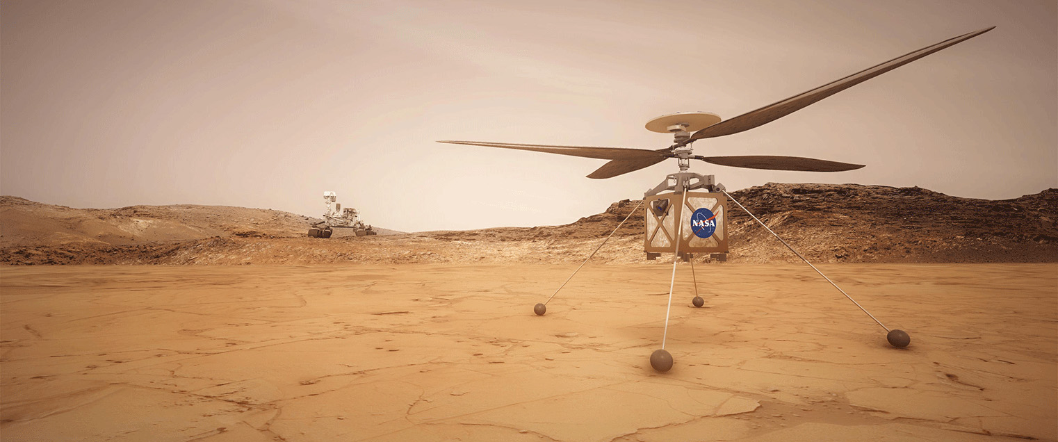 Mars Helicopter Ingenuity Mars Drone NASA JPL AeroVironment Inc