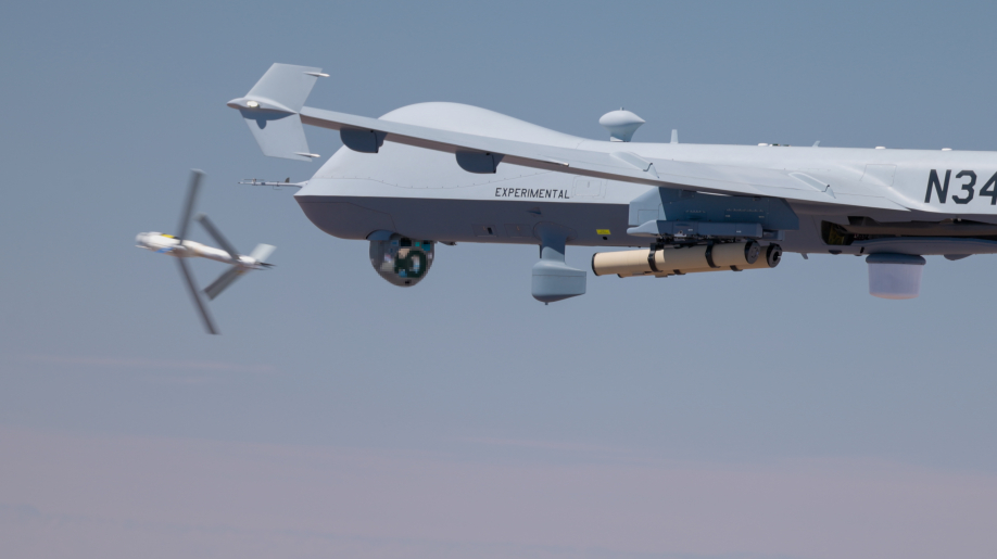 Ga-asi mq-9a air launch av sb600