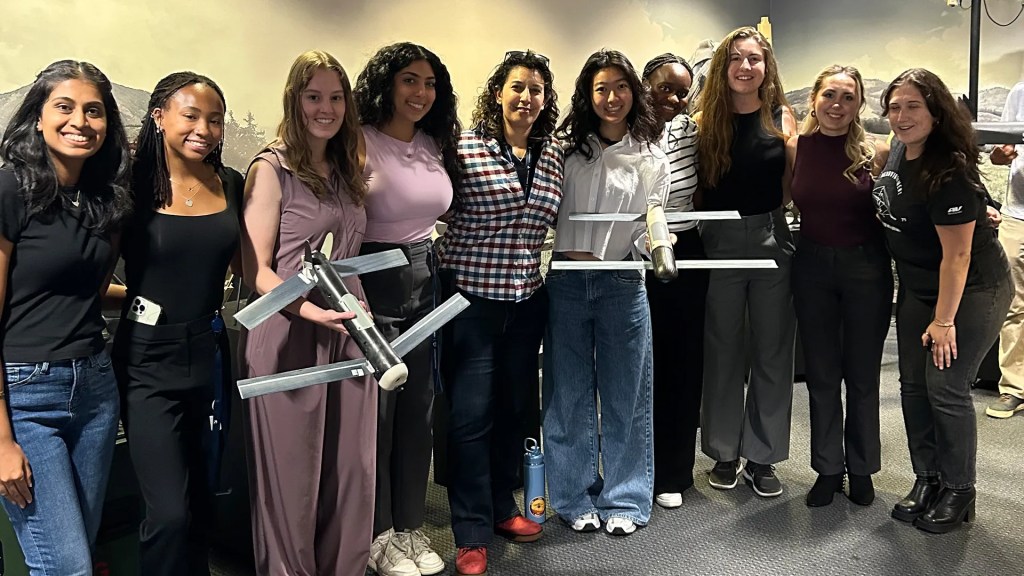 Interns posing for picture