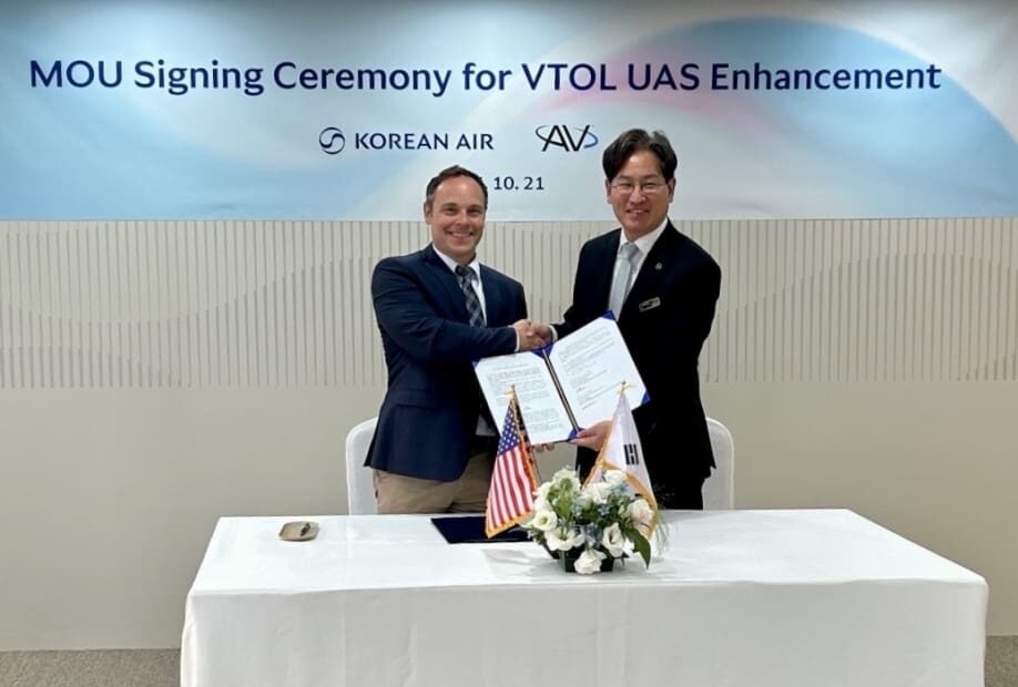 AV and Korean Air Sign Memorandum of Understanding to Advance Medium Unmanned Aircraft Systems for the Republic of Korea
